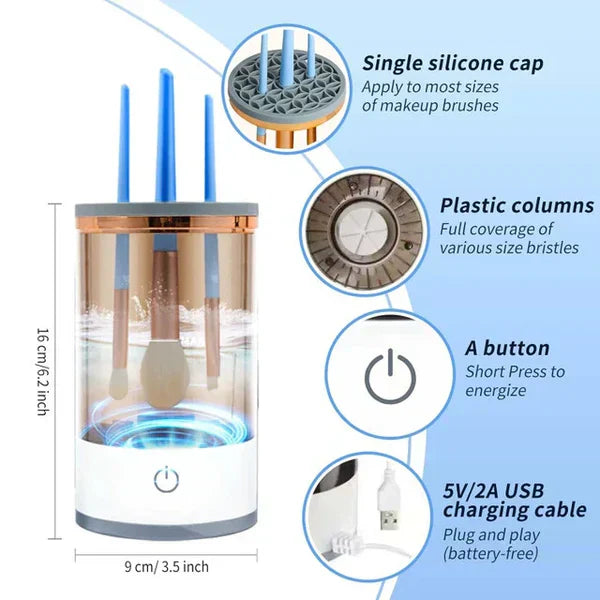 𝐇𝐚𝐩𝐩𝐲 𝐂𝐚𝐫𝐭™ Makeup Brush Cleaner – منظف فرش المكياج
