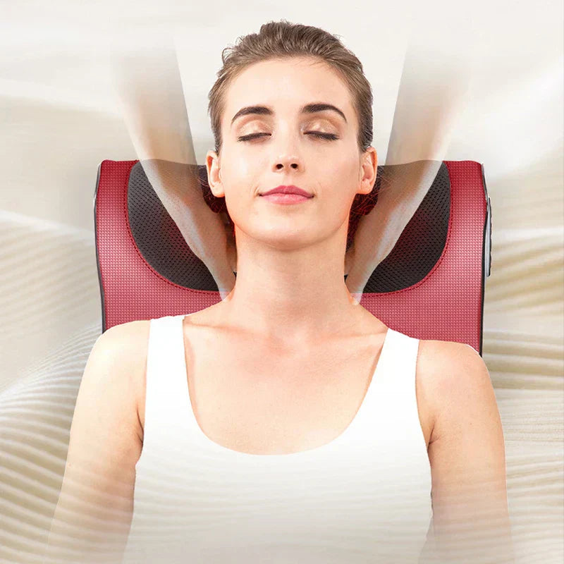 𝐇𝐚𝐩𝐩𝐲 𝐂𝐚𝐫𝐭™ Red Pillow Massager – جهاز تدليك الوسادة الحمراء