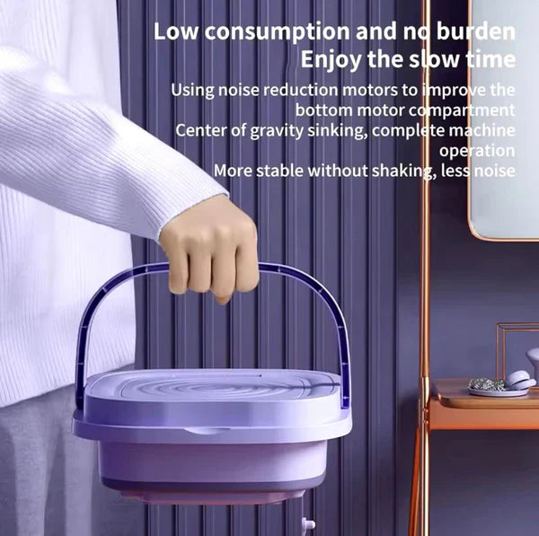 𝐇𝐚𝐩𝐩𝐲 𝐂𝐚𝐫𝐭 Portable Washing Machine – غسالة محمولة
