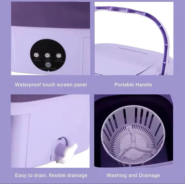 𝐇𝐚𝐩𝐩𝐲 𝐂𝐚𝐫𝐭 Portable Washing Machine – غسالة محمولة