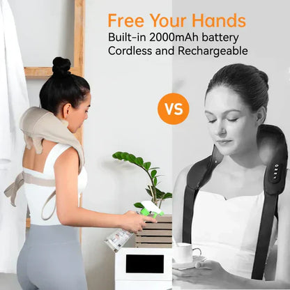 𝐇𝐚𝐩𝐩𝐲 𝐂𝐚𝐫𝐭™ Kneading Massager (Shoulder and Neck) – مدلك عجن للكتف والرقبة