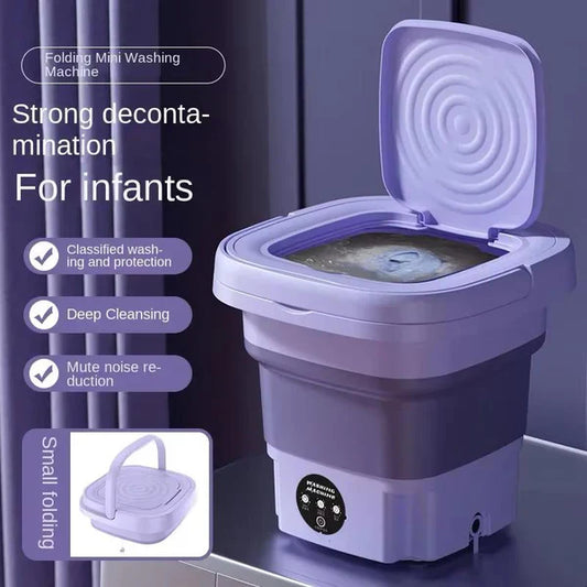 𝐇𝐚𝐩𝐩𝐲 𝐂𝐚𝐫𝐭 Portable Washing Machine – غسالة محمولة