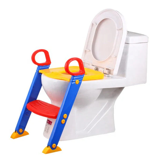 𝐇𝐚𝐩𝐩𝐲 𝐂𝐚𝐫𝐭™ Kid's Ladder Toilet Trainer – مدرب المرحاض للأطفال مع سلم